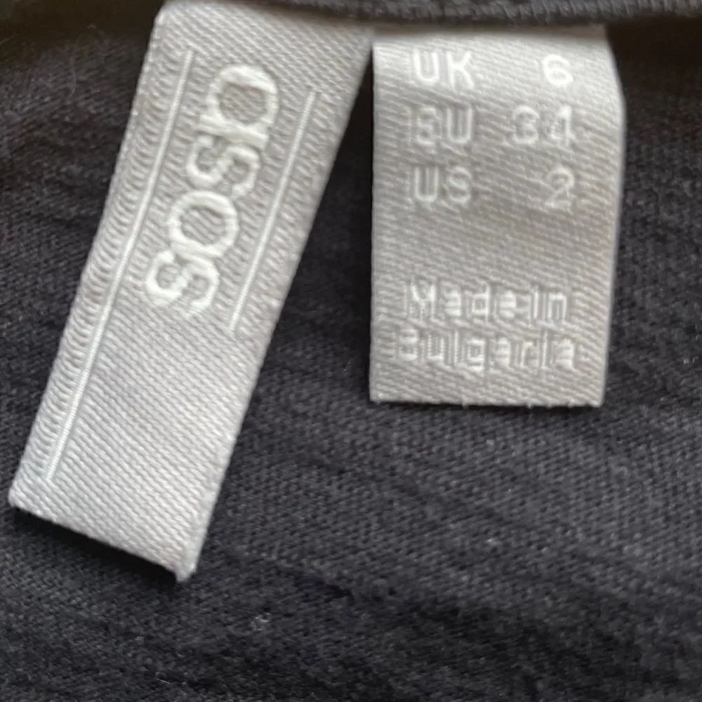 ASOS Black Button Front Dress - Picture 4 of 6